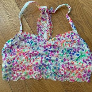 VS PINK Multicolor lace bralette